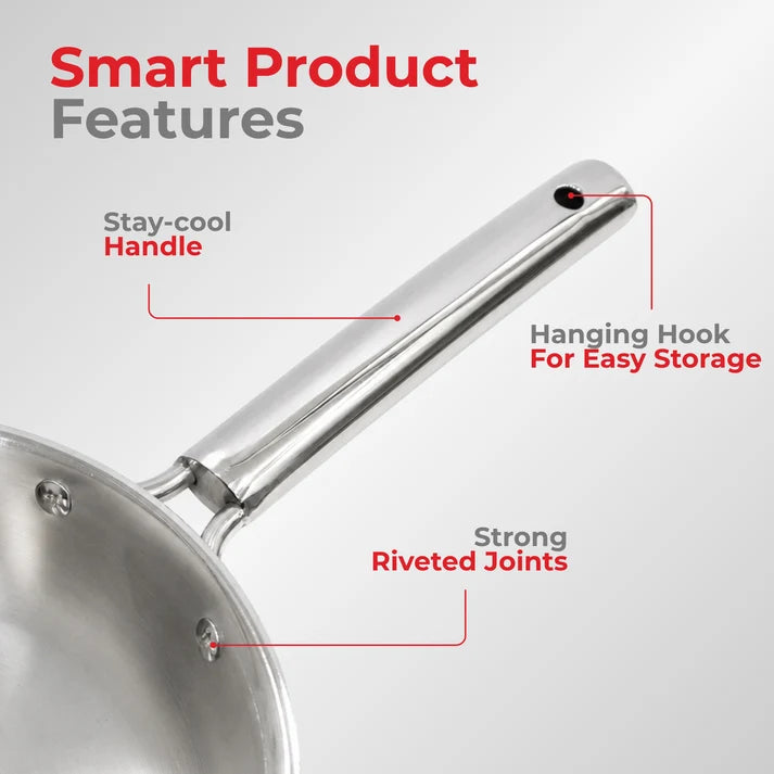 Vinod Triply (SAS Metal) Grandior Gift Sets - (Induction Friendly)