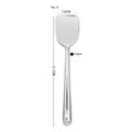 VINOD Stainless Steel Basting Turner / Khurpa/ Cooking Plata Turner Set of 2 - 31 cm, Highest Grade Stainless Steel, Rust Free, Dishwasher Safe