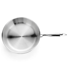 Doniv Titanium Triply Stainless Steel Fry Pan Induction Friendly