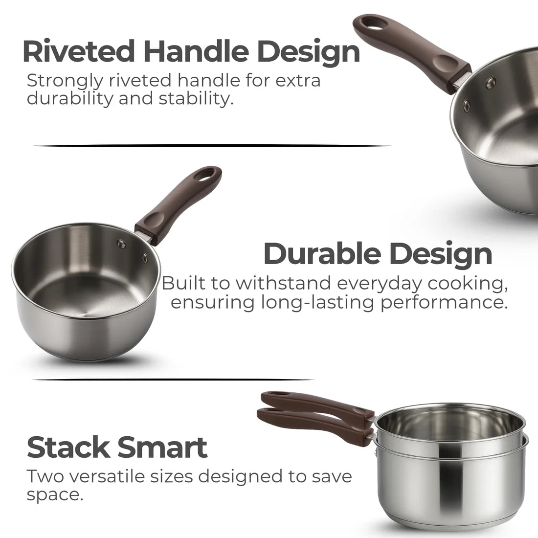 Vinod Stainless Steel Regular Saucepan