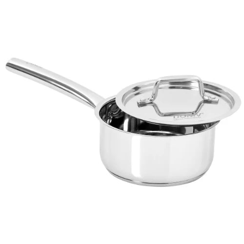 Doniv 3 Piece Majestic Sandwich Bottom Cookware Set, 1 Piece Kadhai with Lid 24 cms, 1 Piece Sauce Pan with Lid 14 cms & 1 Piece Fry Pan 20 cms