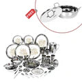 50 Pieces Laser Dinner Set with Complimentary Doniv Kadai Perfect Gift for Weddings and Anniversaries