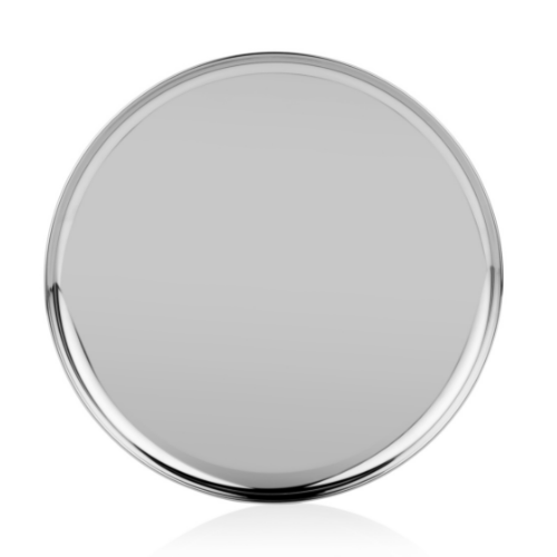 Vinod Stainless Steel Bangla Bogi Plate, Lunch & Dinner Plate, Set of 4 pieces, Diameter 29 cm