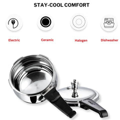 Vinod 18/8 Stainless Steel Splendid Plus Pressure Cooker