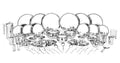 VINOD 61 Pcs Premium Stainless Steel Dinner Set Heavy Gauge, Rust Free, Durable, Dishwasher Safe, Hygienic, Mirror Finish with ISI Certified