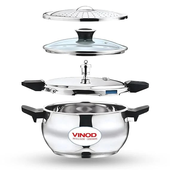 Vinod 18/8 Stainless Steel Magic Pressure Cooker
