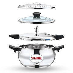 Vinod 18/8 Stainless Steel Magic Pressure Cooker