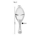VINOD Stainless Steel Rice Server / Rice Spoon / Rice Chamcha Set of 2 - 24 cm, High Grade Stainless Steel, Mirror Finish, Rust Free