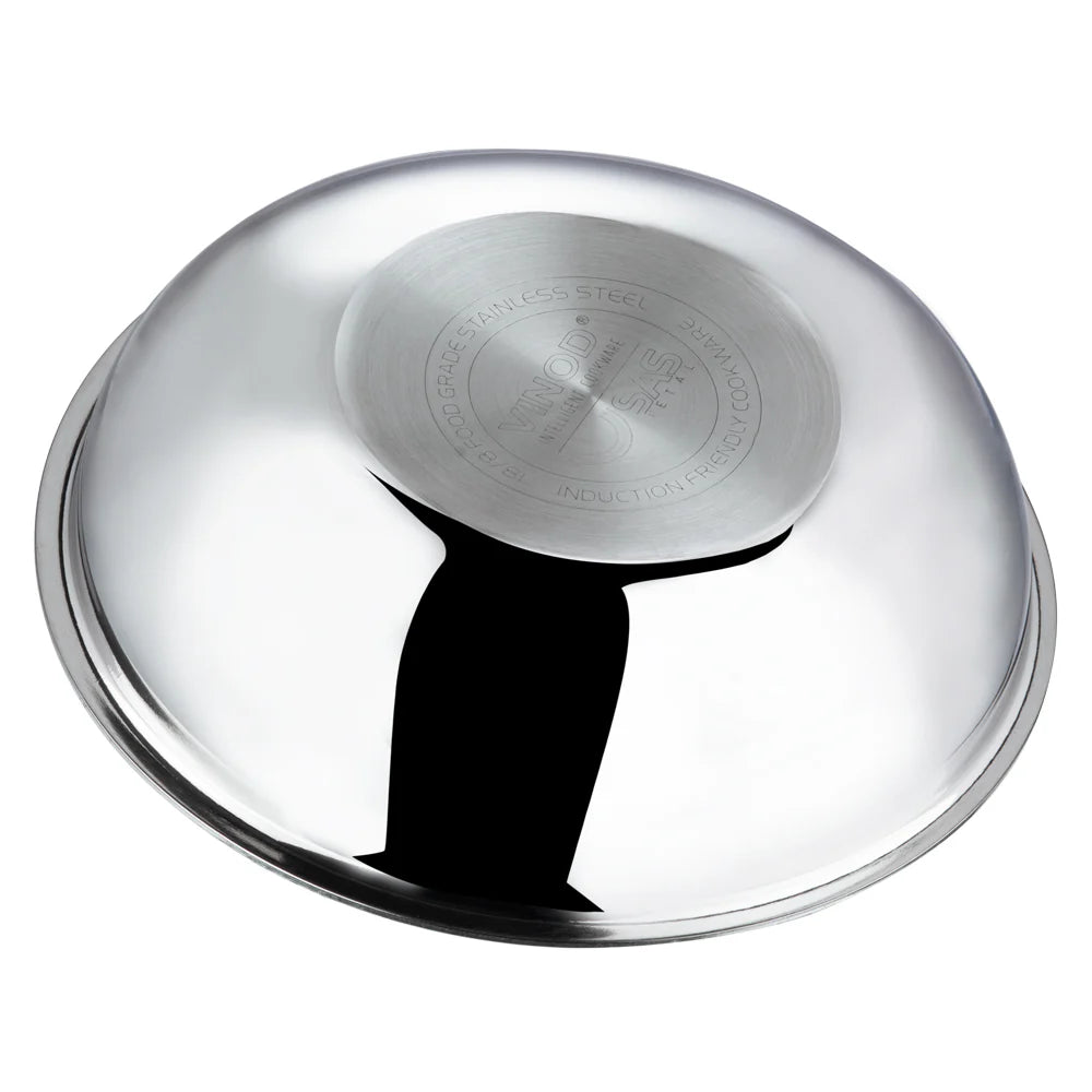 Vinod Platinum Triply Stainless Steel Tasla (Induction Firendly)