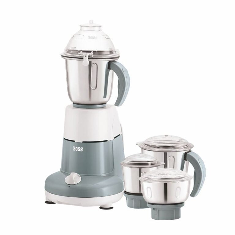 BOSS Excel Pro 750W Mixer Grinder with Powerful Motor, 4 SS Jars, 5 years warranty