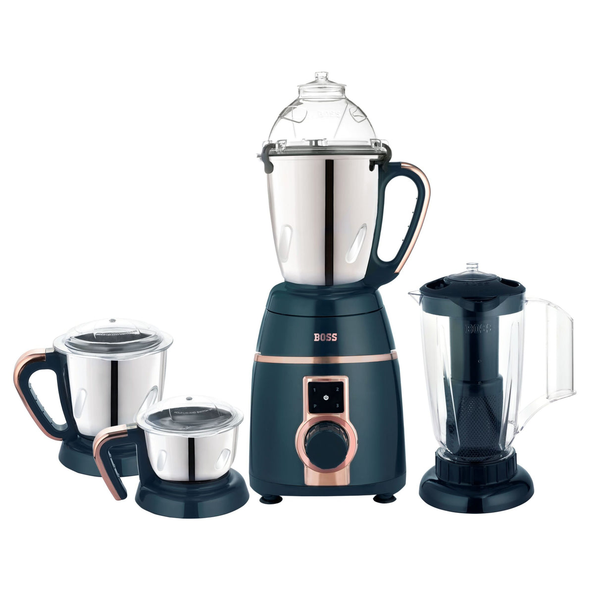 BOSS Endura 1200Watt Mixer Grinder, 4 Jars, 5 years warranty