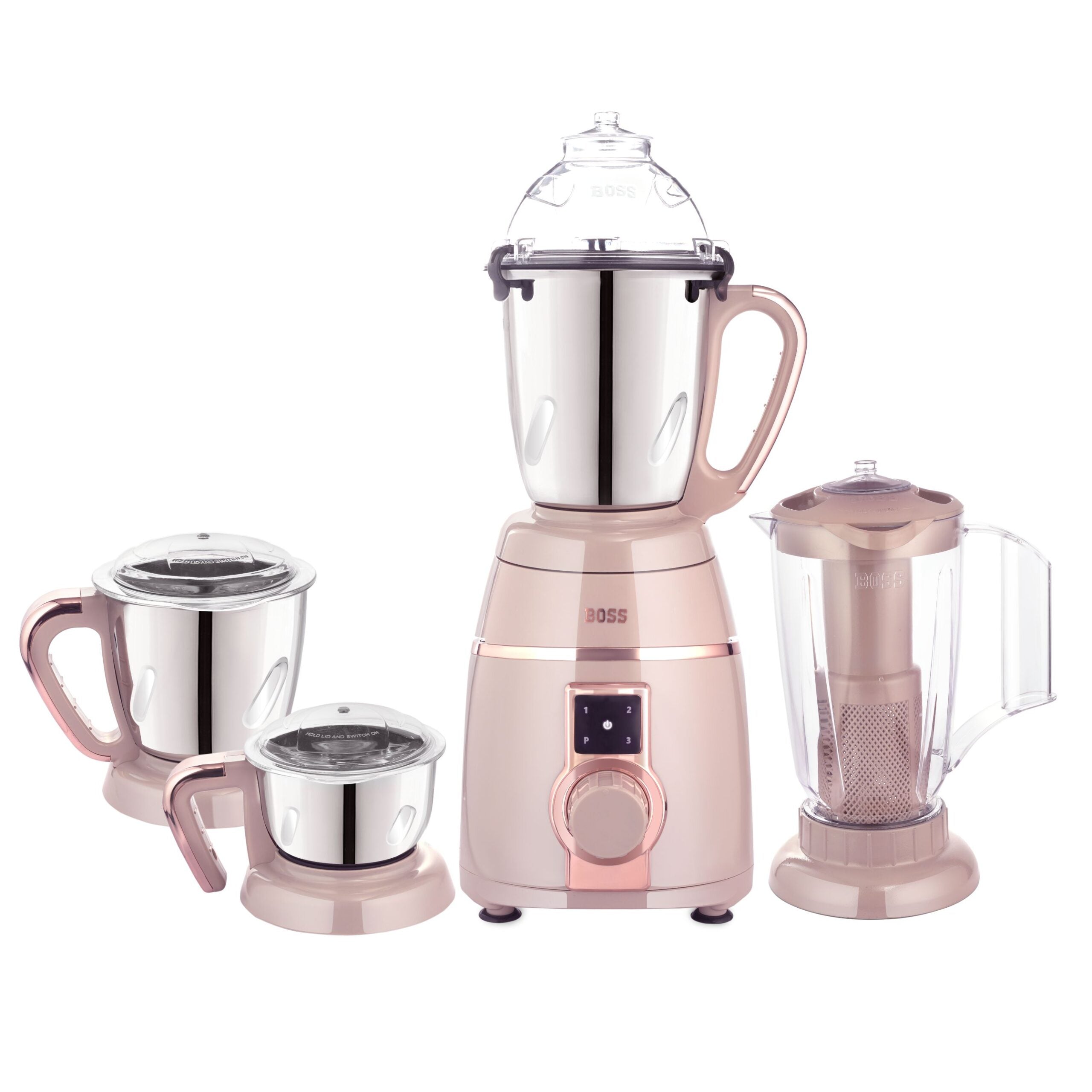 BOSS Endura 1200Watt Mixer Grinder, 4 Jars, 5 years warranty