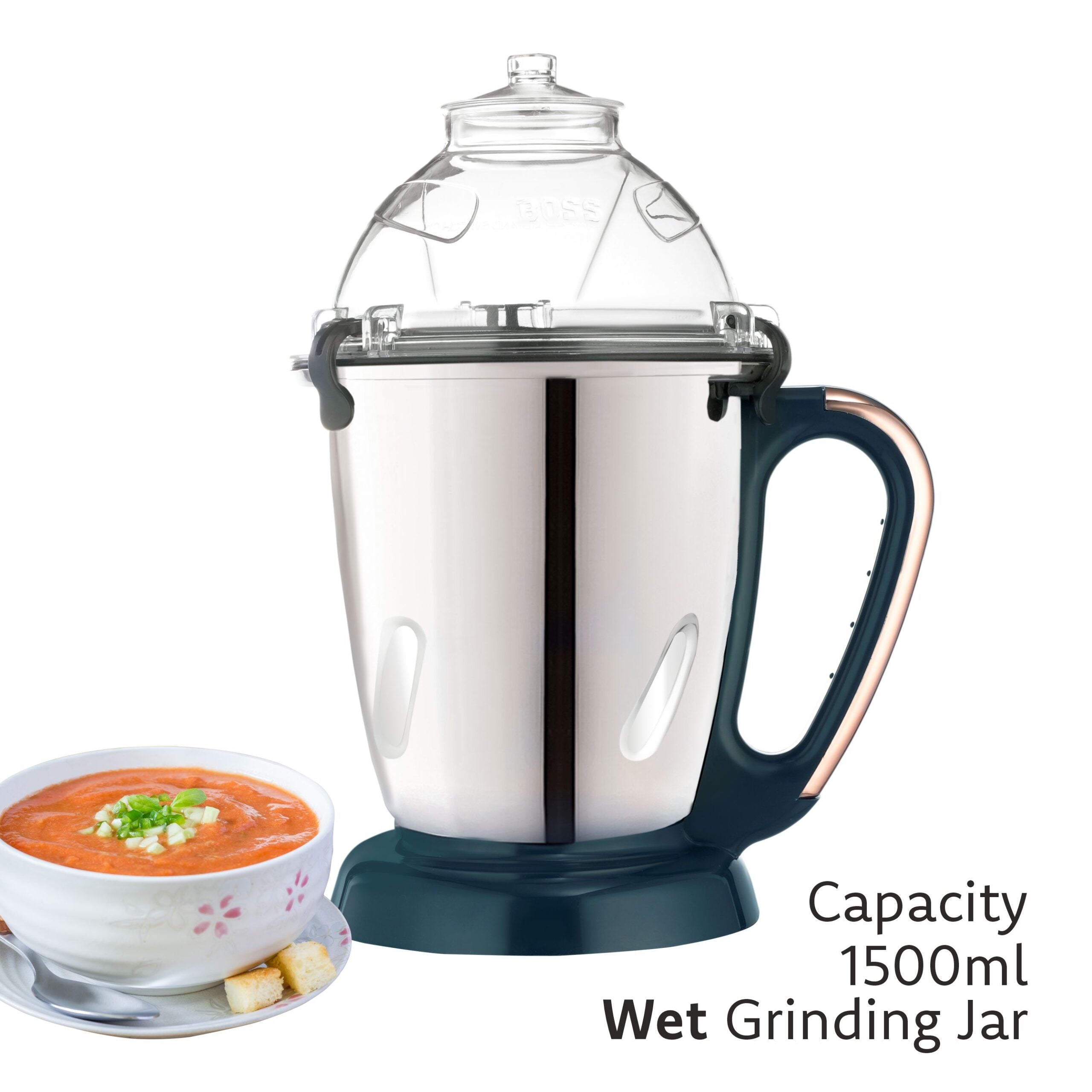 BOSS Endura 1200Watt Mixer Grinder, 4 Jars, 5 years warranty