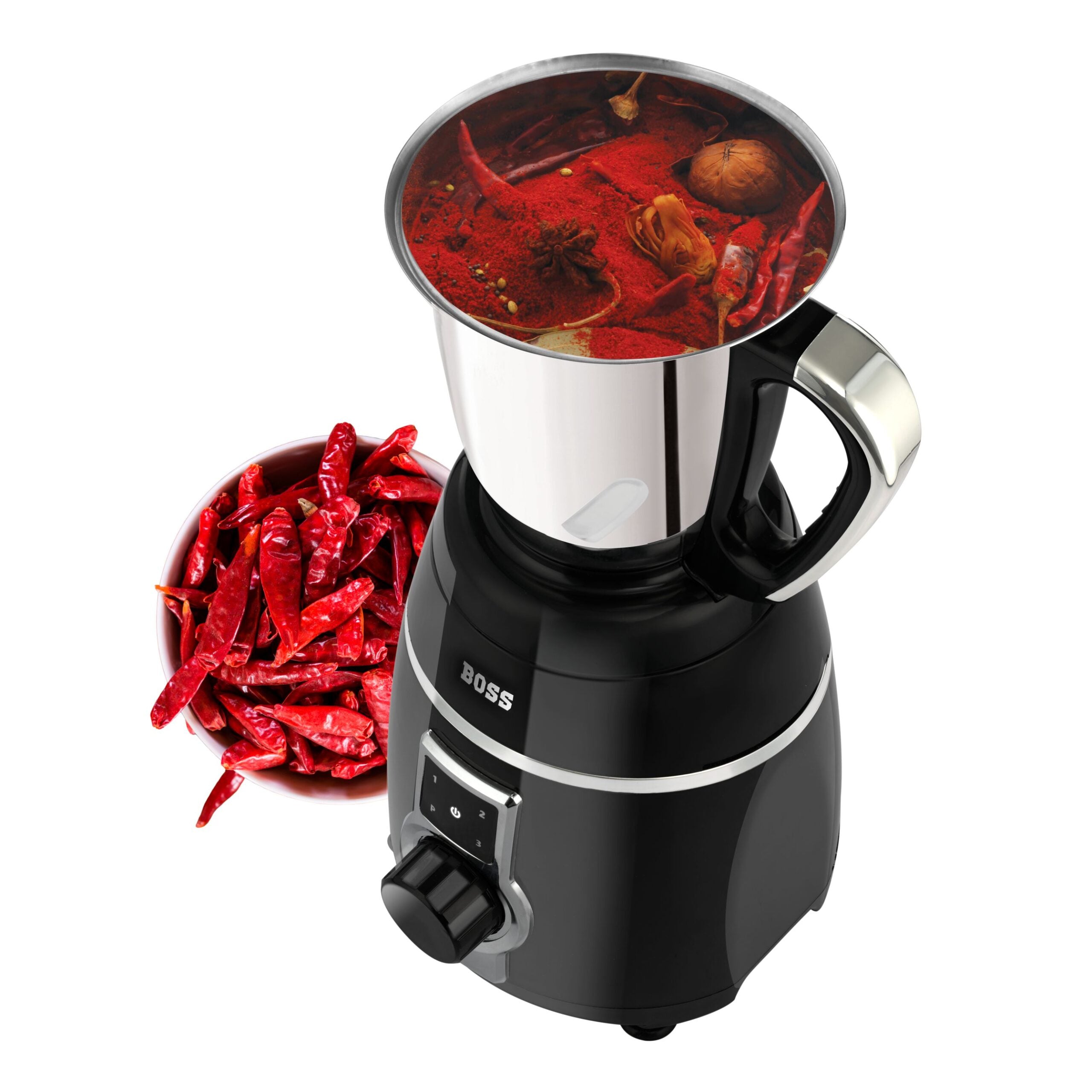 BOSS Tornado 1000Watt Mixer Grinder, 3 Jars, 5 years warranty