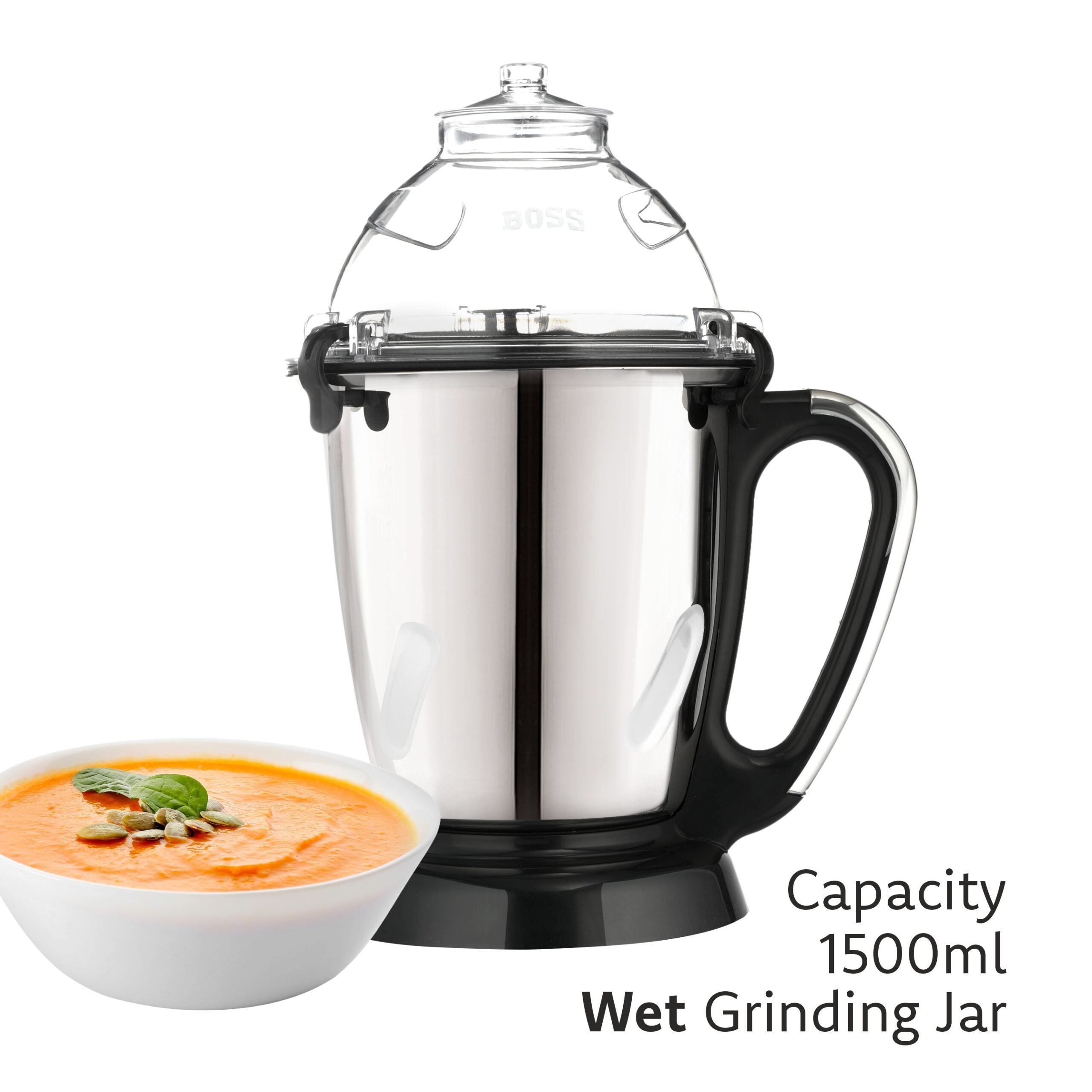 BOSS Tornado 1000Watt Mixer Grinder, 3 Jars, 5 years warranty