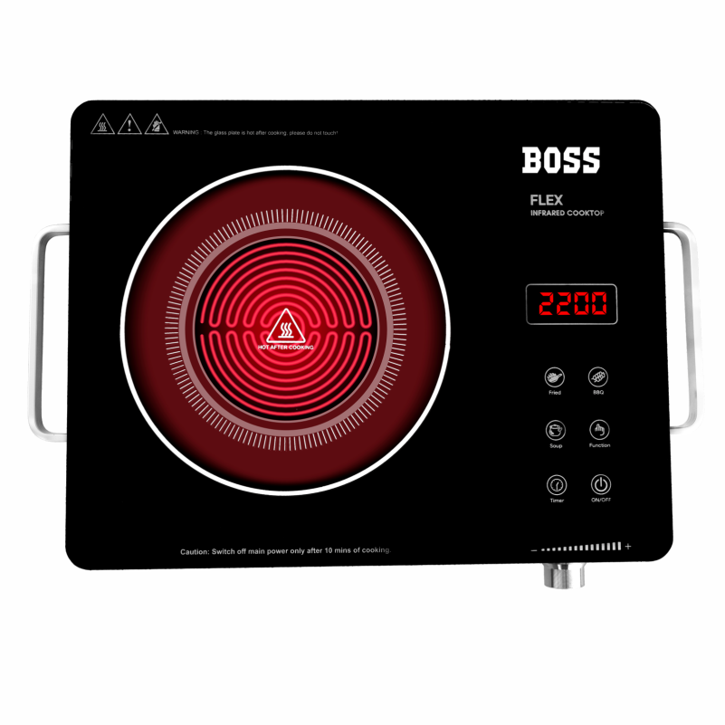 BOSS Flex 2200 Watts Infrared Induction Cooktop