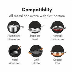 BOSS Flex 2200 Watts Infrared Induction Cooktop