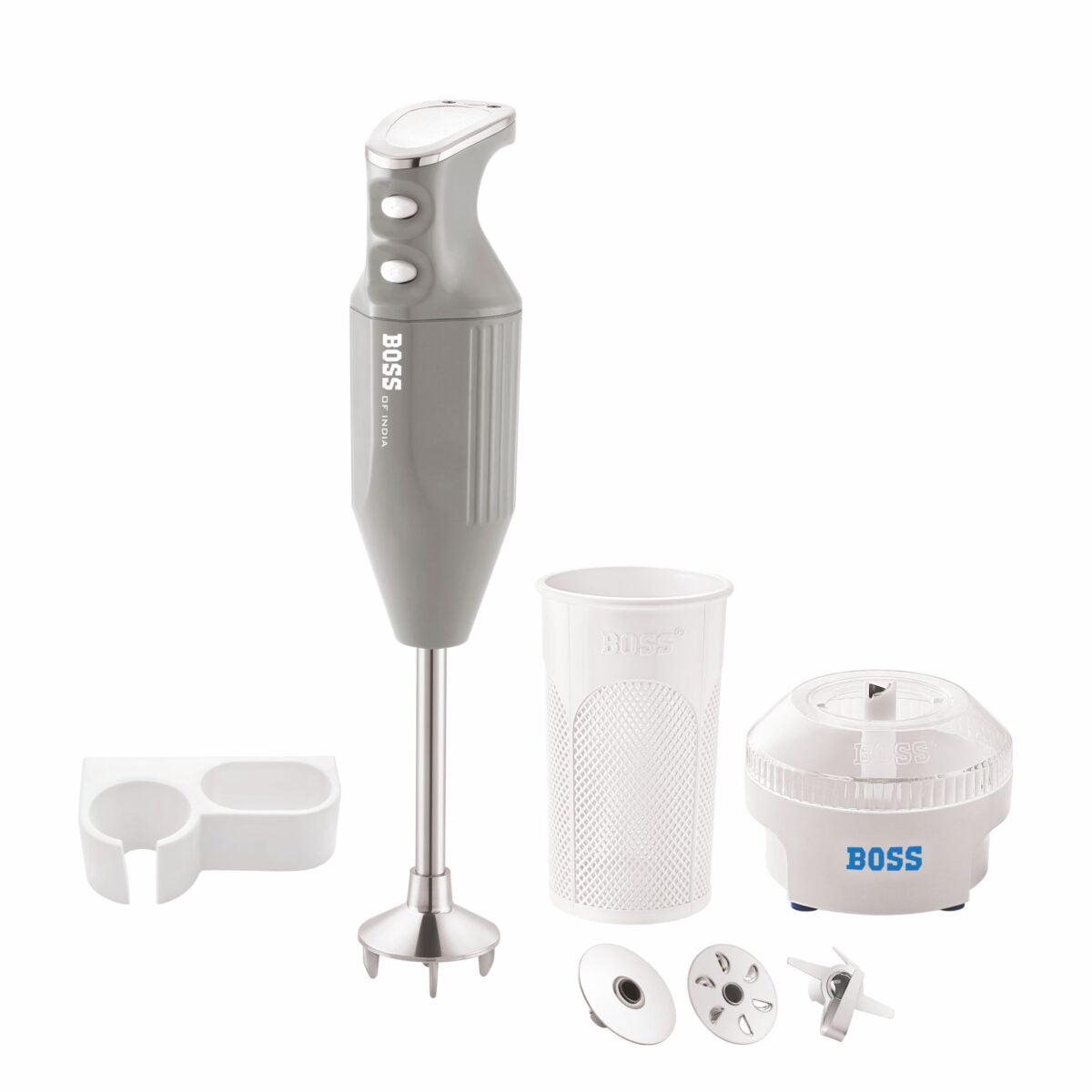 BOSS Big Boss Hand Blender 275 Watts, Chutney & Soup Jar, 5 Years Warranty