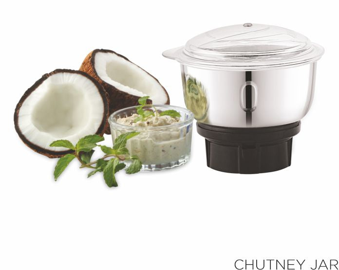 BOSS Crown 750W Mixer Grinder with Powerful Motor, 3 SS Jars, 5 years warranty