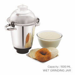 BOSS Ruftuf 1000W Heavy Duty Mixer Grinder with powerful motor, 2 SS Jars