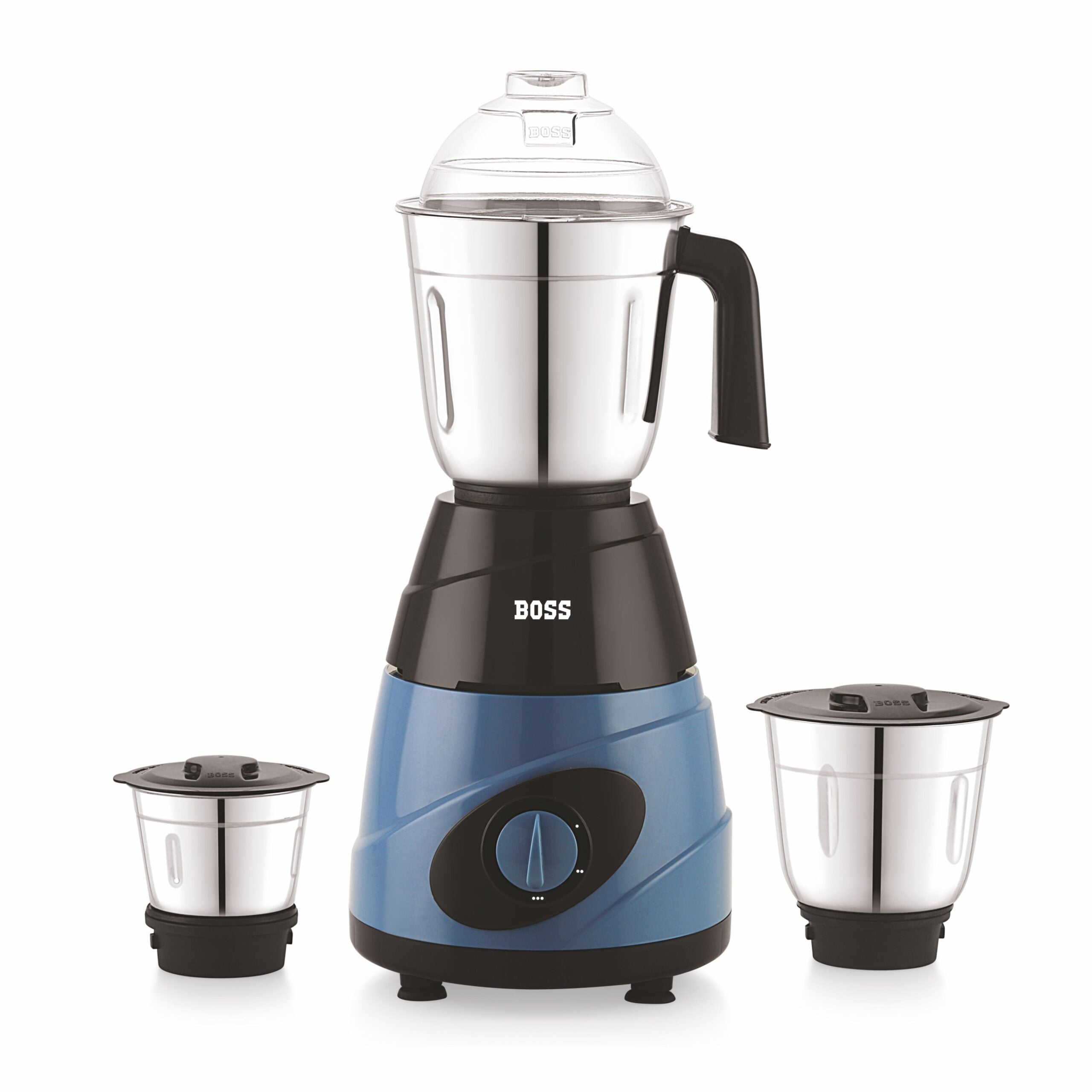 BOSS Thunder 550W Mixer Grinder with Powerful Motor, 3 SS Jars, 5 years warranty