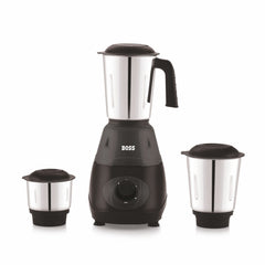 BOSS Bravo 500W Mixer Grinder with Powerful Motor, 3 SS Jars, 2 years warranty