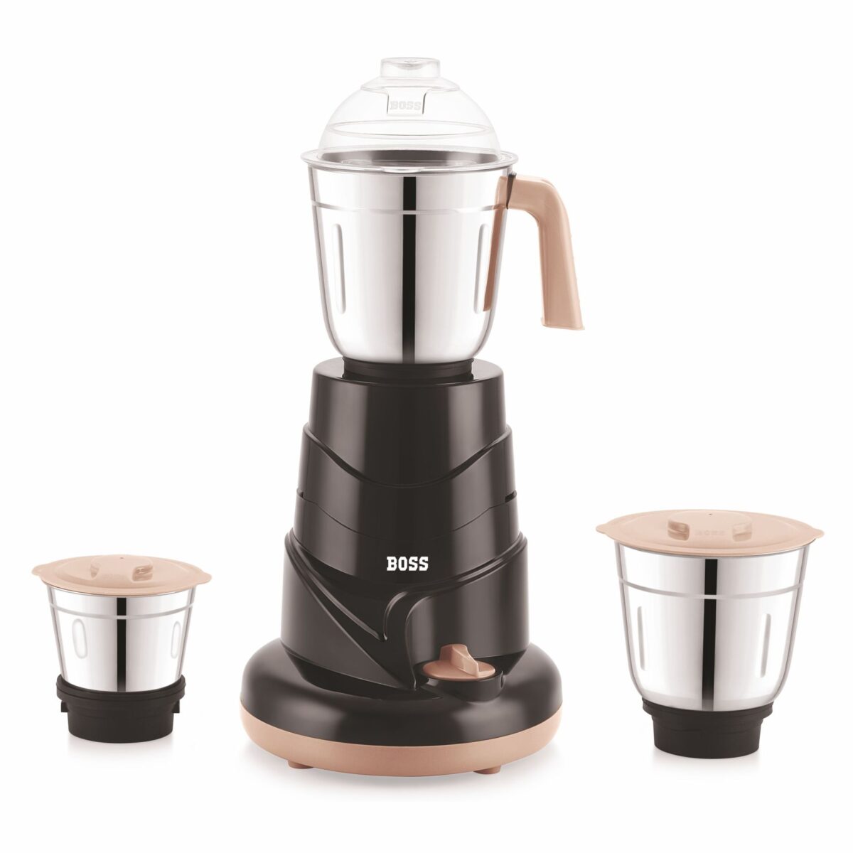 BOSS AllTimePlus+ 550W Mixer Grinder with Powerful Motor, 3 SS Jars, 5 years warranty
