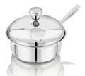 VINOD Stainless Steel Butter Pot with Butter Knife & Lid 100 gram Capacity, Highest Grade Steel, Rust Free, Dishwasher Safe, Tough Build