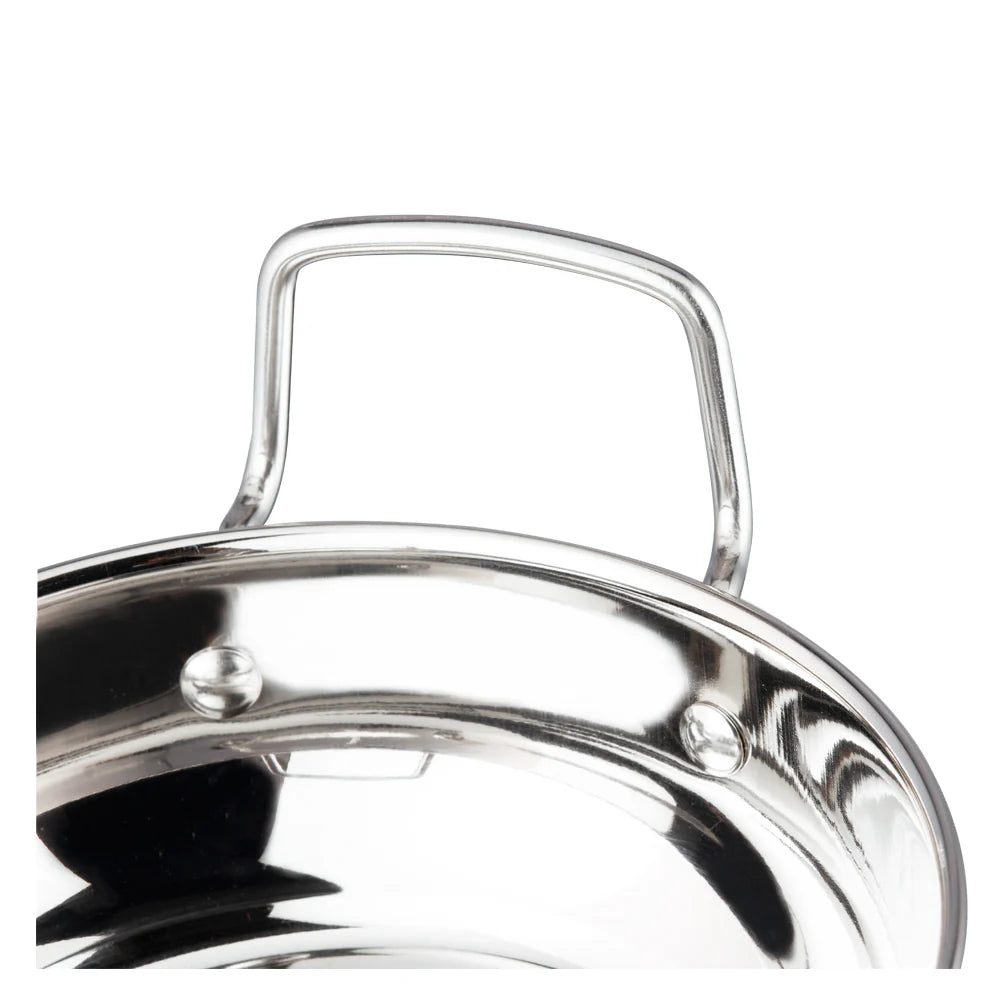 Vinod Stainless Steel Kadai With Lid