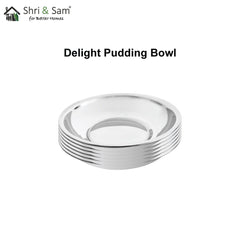 Stainless Steel 6 PCS Pudding Bowl Delight