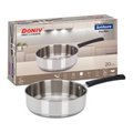 DONIV Stainless Steel Sandwich Bottom Solitaire Fry Pan – Induction Friendly