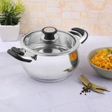 Vinod Stainless Steel Durban Handi / Saucepot ( Induction Friendly )