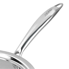 Vinod Platinum Triply Stainless Steel Deep Frypan (Induction Friendly)