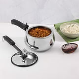 Vinod Europa Stainless Steel Handi Shape Inner Lid Pressure Cooker (Induction - Friendly)
