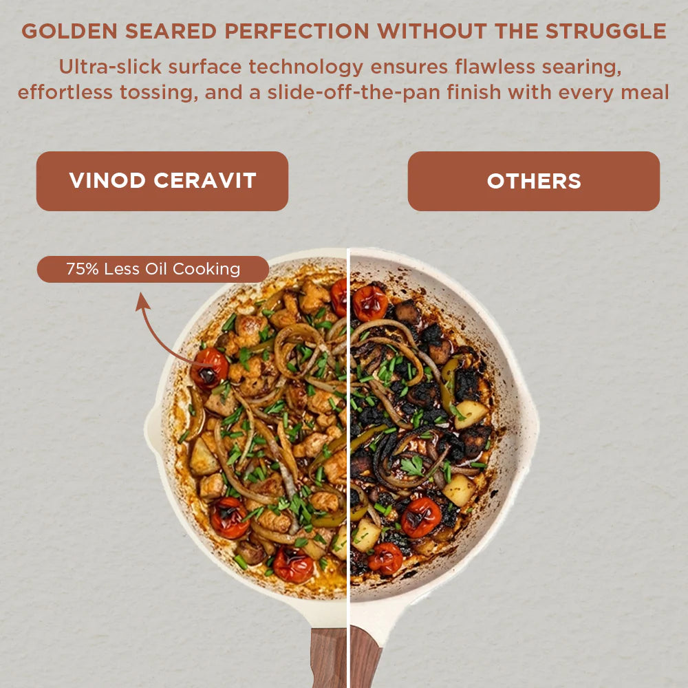 Vinod Ceravit Frypan - Washed Stone