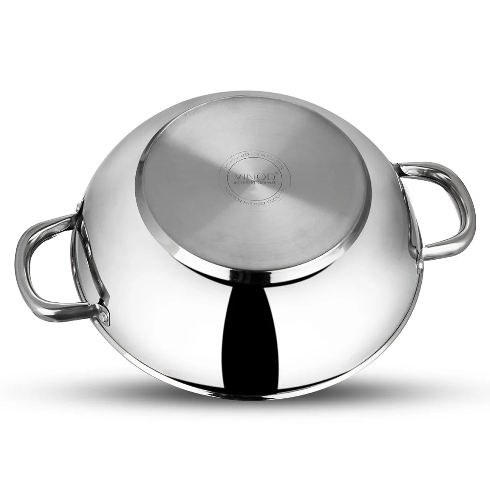 Vinod Stainless Steel Modena Cookware Set - 3 Piece (Induction Friendly)
