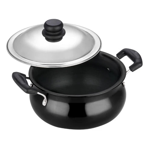 Vinod Hard Anodised Handi with Lid (Induction Friendly)