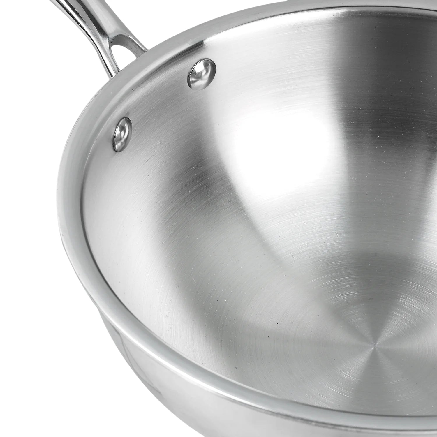 Vinod Platinum Triply Stainless Steel Deep Frypan (Induction Friendly)