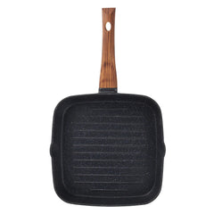 Zest Plus Grill Pan 24 cm - Aluminum Die Cast (Induction Friendly)