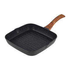 Zest Plus Grill Pan 24 cm - Aluminum Die Cast (Induction Friendly)