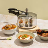 Vinod 18/8 Stainless Steel Inner Lid Pressure Cooker