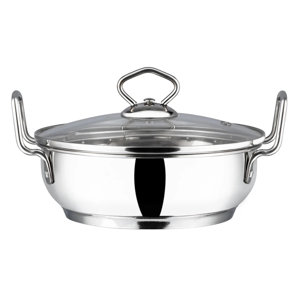 Vinod Stainless Steel Kadai With Lid