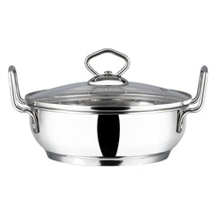 Vinod Stainless Steel Kadai With Lid