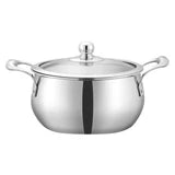 Vinod Platinum Triply Medium Belly Saucepot ( Induction Friendly )