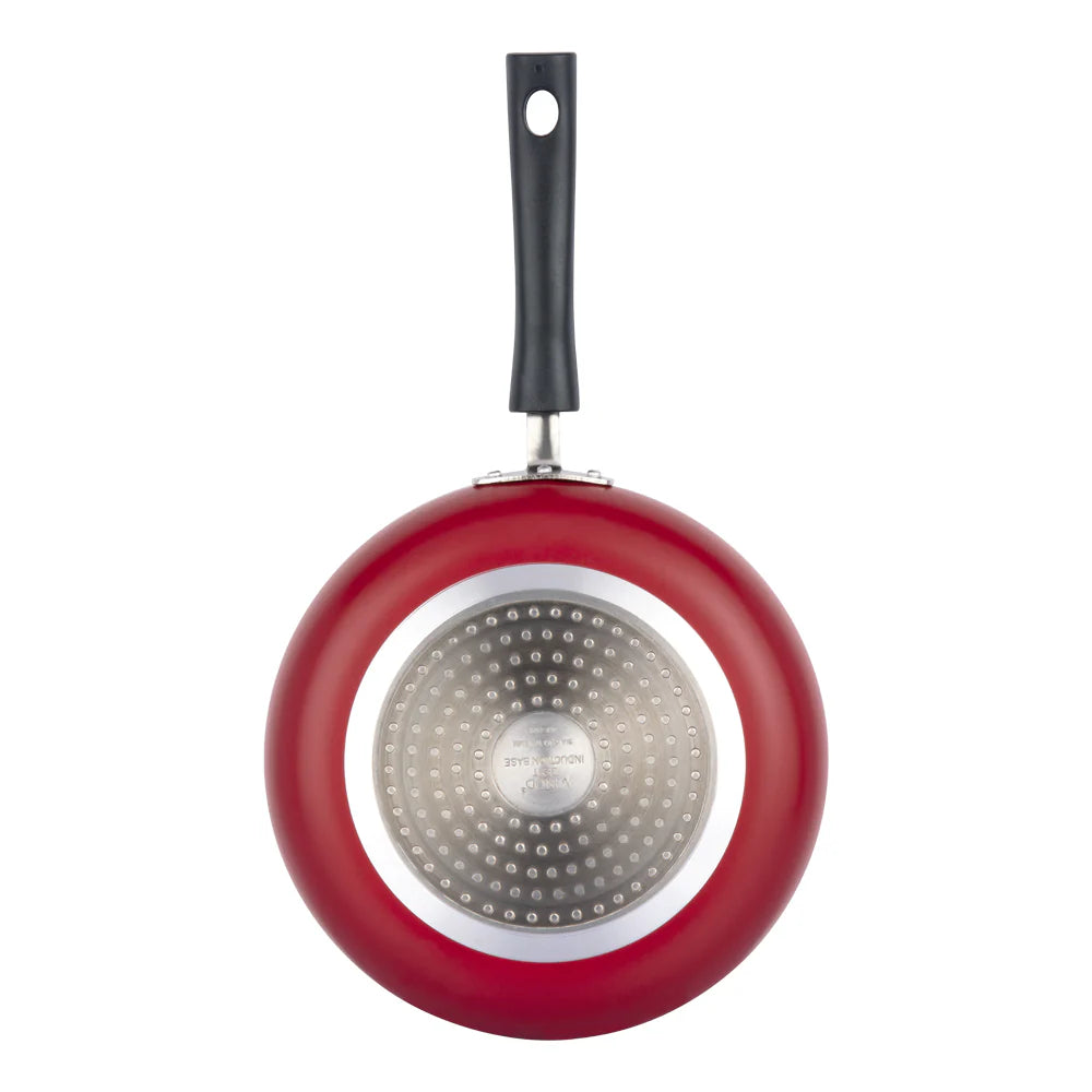 Vinod Zest Non Stick Deep Frypan with Glass Lid (Induction Friendly)