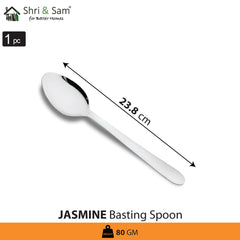 Stainless Steel Basting Spoon Solid Jasmine