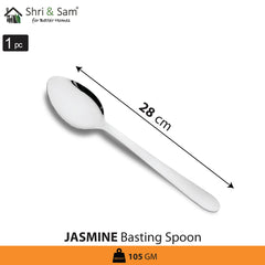 Stainless Steel Basting Spoon Solid Jasmine
