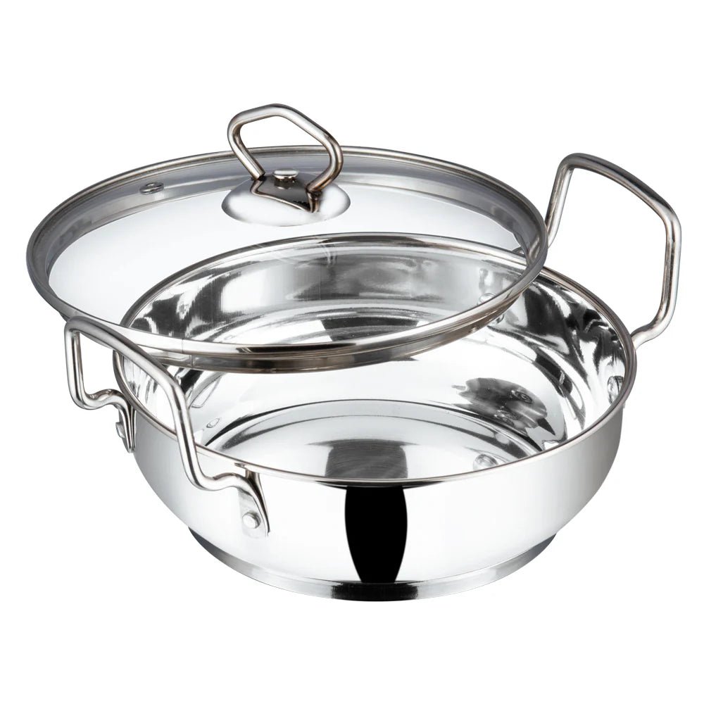 Vinod Stainless Steel Kadai With Lid