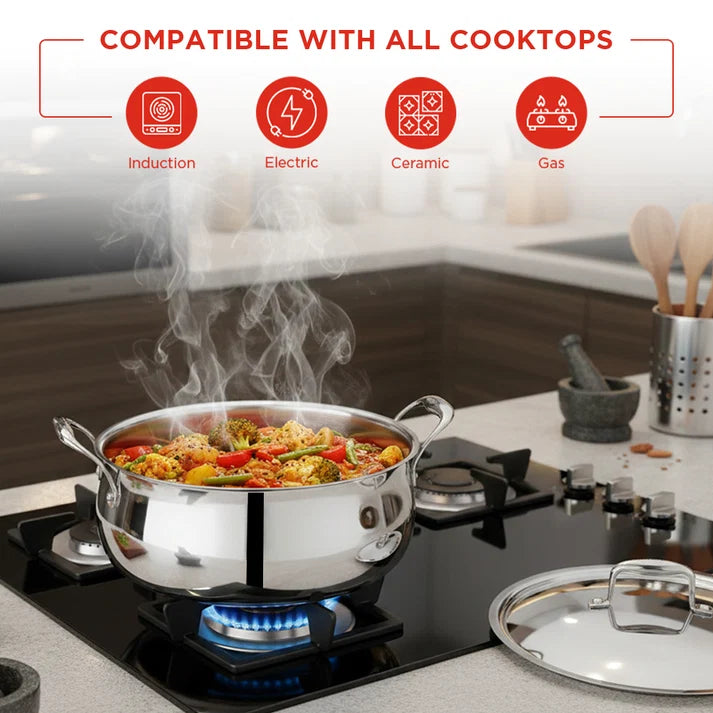Chef's Lagan Pot with silicon matt