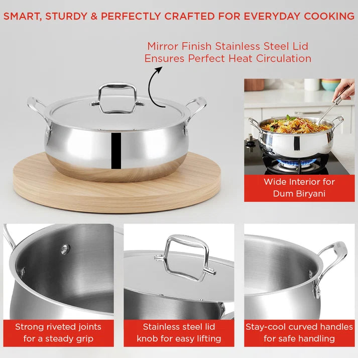 Chef's Lagan Pot with silicon matt